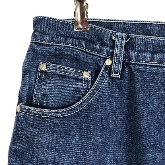 Vintage Flower Cut Out Flare Blue Jeans Y2K No Boundaries Juniors 11 100% Cotton - Picture 6 of 11